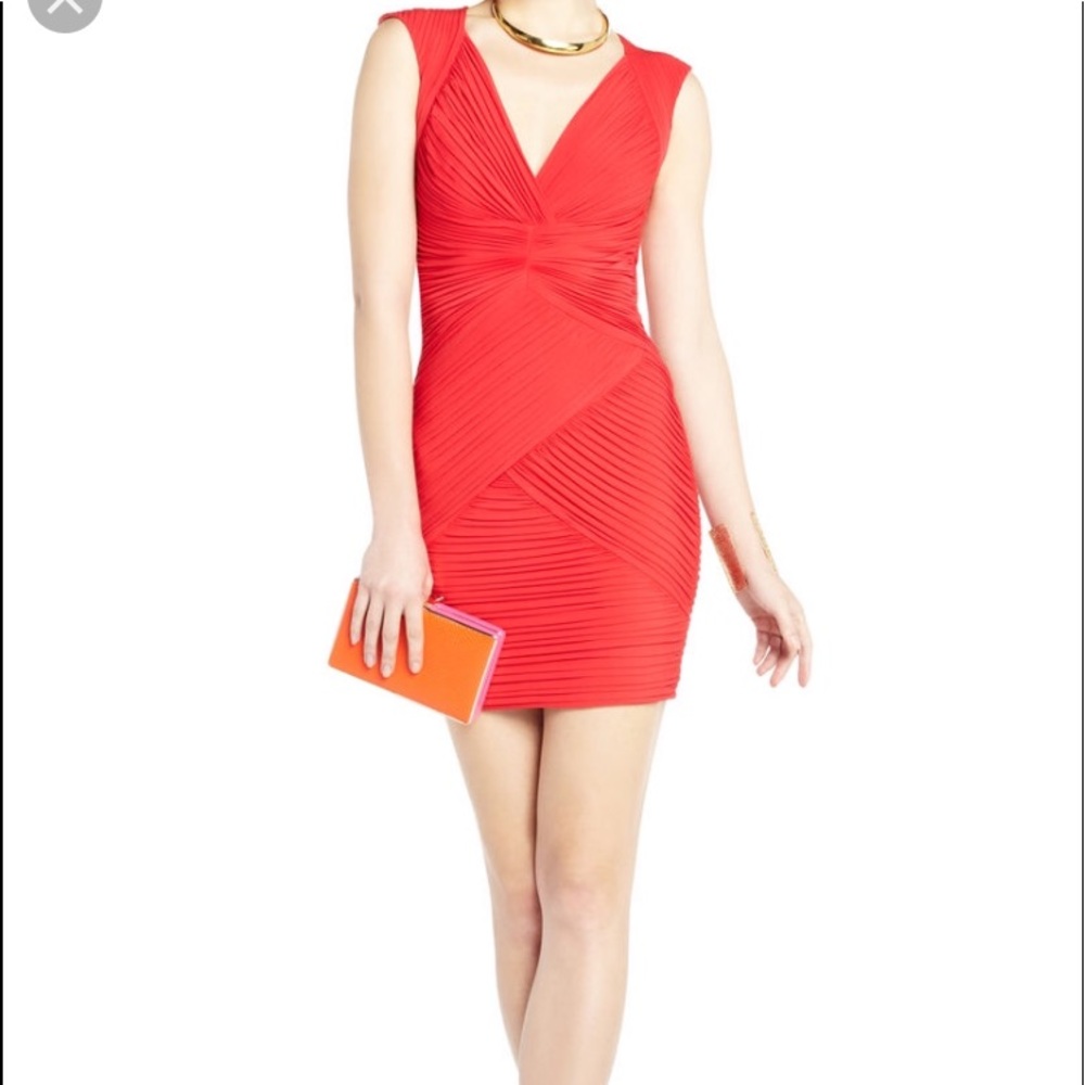 BCBG Max Azria v-neck cocktail dress
